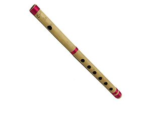 13 بوصة من الخيزران Bansuri الفلوت C مفتاح 7 ثقوب Fipple Woodwind كلارينيت بامبو كوينا الفلوت آلة موسيقية هندية كريشنا فلوت ديوالي هدية عيد ميلاد هدية الكريسماس للرجال والنساء والأطفال مقاس 13 بوصة