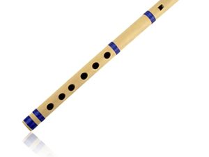 مزمار خشبي هندي أصلي مقاس 11 بوصة في 'D' Key Fipple Woodwind Musical Instrument Recorder Bansuri التقليدية ديكورات ومقتنيات مبتكرة مصنوعة يدويًا