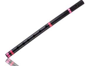 أفكار هدايا عيد الميلاد الفريدة 14 بوصة مزمار خشبي هندي أصيل من الخيزران في 'F' Key Fipple Woodwind Musical Instrument Recorder Bansuri التقليدية هدايا مبتكرة مصنوعة يدويًا للرجال والنساء والأطفال
