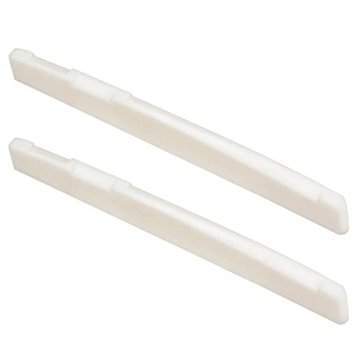 Miwayer 6 String Acoustic Guitar Bone Saddle ، جيتار جسر السروج ، مقطوع من العظام الكاملة ، 72x3x9mm (6 سلاسل 72mm Acoustic Saddle 2 Pack) Miwayer 6 String Acoustic Guitar Bone Saddle ، جيتار جسر السروج ، مقطوع من العظام الكاملة ، 72x3x9mm (6 سلاسل 72mm Acoustic Saddle 2 Pack)
