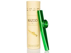 MOCOST Exquisite Kazoo ، آلة موسيقية صغيرة مع صندوق رائع ، تساعد في إنشاء الموسيقى بدون نظرية موسيقية ، ألعاب موسيقية تعليمية للأطفال والكبار (أخضر)