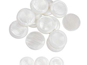 Jiayouy 15pcs Trumpet Valve Finger Button Set إكسسوارات الآلات الموسيقية (أبيض)