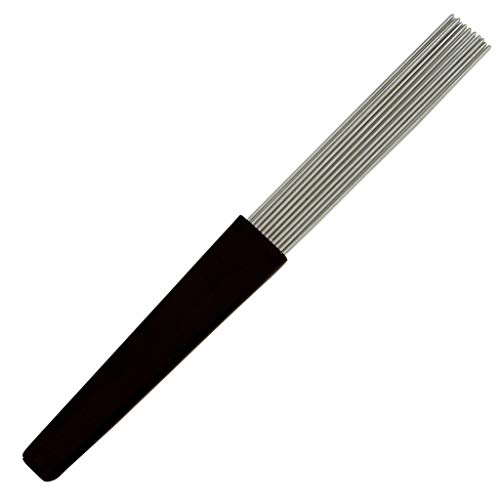 12 "فرشاة Guiro مكشطة قضبان فولاذية Zebra Sound Latin Instrument Brush 12 "فرشاة Guiro مكشطة قضبان فولاذية Zebra Sound Latin Instrument Brush