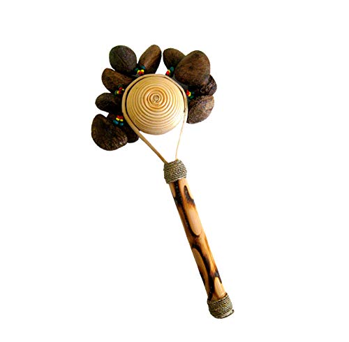 Jive Maracas Rattle Noise Maker شاكر الموسيقية آلة قرع للأطفال البالغين الخرز المقدس صوت جميل Jive Maracas Rattle Noise Maker شاكر الموسيقية آلة قرع للأطفال البالغين الخرز المقدس صوت جميل
