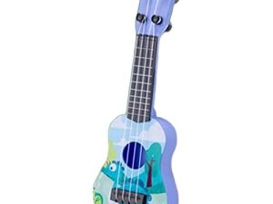 لعبة جيتار قيثارة من predolo Ukulele الموسيقية الكلاسيكية 4 أوتار ، المبتدئين Ukulele Soprano للأطفال Uke ، 9.92 Inch Starter Ukelele Kid Guitar - Random Dinosaur)