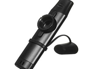 Kazoo مع 5 قطع من أغشية الفلوت ، آلات موسيقية للأطفال من Kazoo ، كازو ملون للجيتار ، القيثارة ، الكمان ، لوحة مفاتيح البيانو ، نغمة قابلة للتعديل لمحبي الموسيقى للأطفال / الكبار (أسود)
