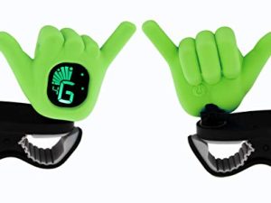 2Eleven Music Hang loose Shaka Hand Gesture Chromatic Clip On Tuner for Ukulele، Guitar، Bass، Violin and Other Musical Instruments (Green) (أخضر)