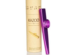 MOCOST Exquisite Kazoo ، أداة موسيقية صغيرة مع صندوق هدايا رائع ، تساعد في إنشاء الموسيقى بدون نظرية موسيقية ، ألعاب موسيقية تعليمية لترفيه الأطفال والكبار (أرجواني)