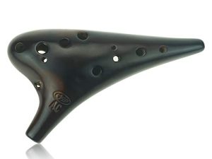 "Forest Whisper" 12 فتحة Ocarina كلاسيكية من القش تحفة فنية قابلة للجمع ، Alto C Ceramic Ocarina ، موصى به بشدة من قبل صاحب متجر OcarinaWind ، فكرة هدية أداة الموسيقى