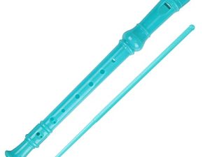 مسجل سوبرانو Flauta Recorder 8 فتحات ABS كلارينيت نمط ألماني ثلاثي الفلوت C مفتاح للأطفال الأطفال مع تعليمات الرسم البياني بالإصبع مع حقيبة قضيب التنظيف باللون الأخضر