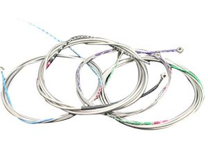 QINGGE Cello Strings مجموعة كاملة (ADGC) التشيلو الأساسي بحبل فولاذي خيوط لـ 4/4 و 3/4