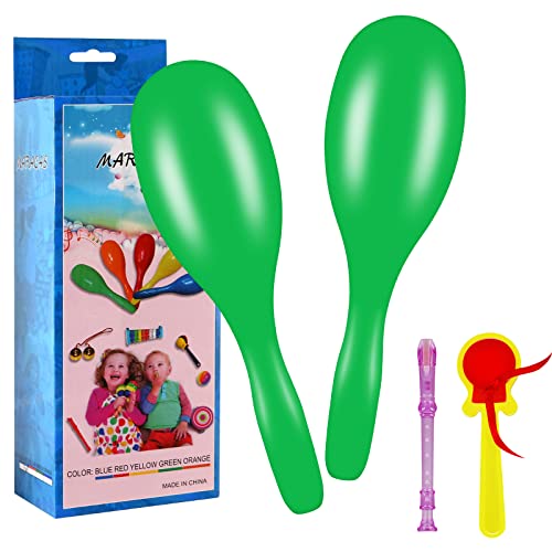 أدوات موسيقية RANMING Maracas ، خشخيشات Maracas Shaker البلاستيكية المتينة مقاس 9.4 بوصة ، ماراكاس كبيرة لفصل الموسيقى للأطفال ، جرس بقري ، حفلة ، أداء الفرقة ، رياضي. (أخضر) أدوات موسيقية RANMING Maracas ، خشخيشات Maracas Shaker البلاستيكية المتينة مقاس 9.4 بوصة ، ماراكاس كبيرة لفصل الموسيقى للأطفال ، جرس بقري ، حفلة ، أداء الفرقة ، رياضي. (أخضر)