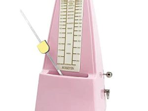 HOSEYIN Mechanical Metronome و Universal Metronome للبيانو والجيتار والكمان والآلات الأخرى (قياسي ، وردي)