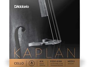 D'Addario Kaplan Cello Single A String ، 4/4 Scale ، توتر متوسط