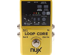 NUX Loop Core Violao Guitar Electric Effect Pedal 6 Hours Recording Time المدمج في أنماط الأسطوانة أجزاء الآلات الموسيقية TS Showcase