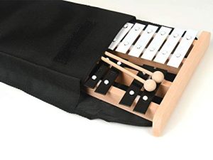 سوبرانو خشبي احترافي بالحجم الكامل Glockenspiel Xylophone مع جراب غطاء - يتضمن 2 مضرب خشبي