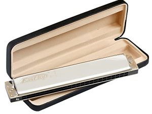 أعلى 24 ثقبًا في الشرق من Tremolo Harmonica Key of G # و Tremolo Mouth Organ Harmonica للبالغين والمهنيين والطلاب T2406