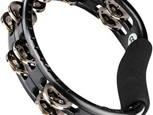 آلة موسيقية تقليدية يدوية الصنع من Meinl Percussion للتسجيل أو العيش - ليست مصنوعة في الصين - أناشيد صف مزدوج ، ضمان لمدة عامين (TMT1-BK)