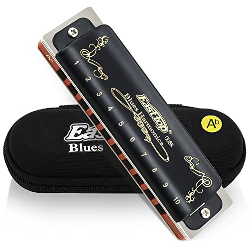 هارمونيكا هارمونيكا من East top مكون من 10 ثقوب و 20 نغمة 008K Blues Harp Mouth Organ Harmonica مع غطاء أسود ، هارمونيكا من الدرجة الأولى للبالغين والمهنيين والطلاب هارمونيكا هارمونيكا من East top مكون من 10 ثقوب و 20 نغمة 008K Blues Harp Mouth Organ Harmonica مع غطاء أسود ، هارمونيكا من الدرجة الأولى للبالغين والمهنيين والطلاب