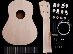 مجموعة أدوات القيثارة DIY من OriGlam مقاس 21 بوصة ، اصنع مجموعة أدوات القيثارة بنفسك ، مجموعة Soprano Hawaii Ukulele ، مجموعة أدوات جيتار القيثارة هاواي مع أدوات التثبيت للأطفال ، والأصدقاء ، والأسرة ، والهواة