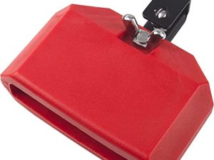 TUOREN 5 "Jam Block Musical Percussion Instrument Plastic Latin Drum Instrument (Red)