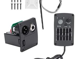 SE-5N 5 Band EQ Equalizer Pickup Tuner لآلة موسيقية للجيتار الصوتي