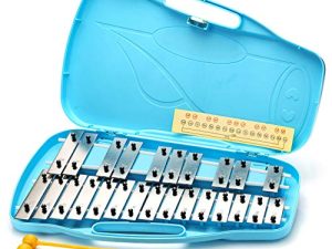 MYEONGCHANG 25note Glockenspiel، Xylophone for Kids and Adult Purcussion Instrument [صنع في كوريا]