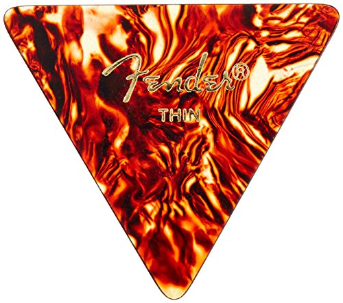 Fender Classic Celluloid Guitar Picks 355 Shape، Tortoise Shell، Thin، 12-Pack Fender Classic Celluloid Guitar Picks 355 Shape، Tortoise Shell، Thin، 12-Pack
