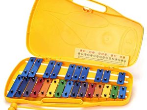 MYEONGCHANG 25note Glockenspiel، Xylophone for Kids and Adult Purcussion Instrument [صنع في كوريا]