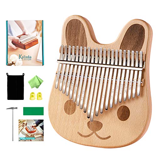 Byla Kalimba 21 Keys Play More Songs Solid Wood Mahogany Portable Thumb بيانو إصبع البيانو كاريكاتير لطيف Mbira Calimba Marimba آلات موسيقية للبالغين والأطفال والمبتدئين Byla Kalimba 21 Keys Play More Songs Solid Wood Mahogany Portable Thumb بيانو إصبع البيانو كاريكاتير لطيف Mbira Calimba Marimba آلات موسيقية للبالغين والأطفال والمبتدئين
