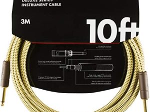 كابل أداة سلسلة Fender Deluxe ، مستقيم / مستقيم ، تويد ، 10 قدم