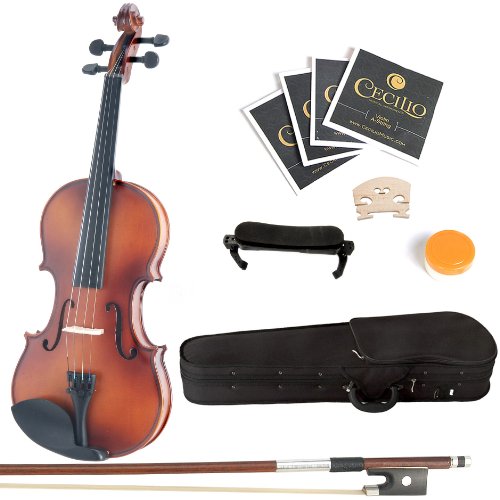 Mendini By Cecilio Violin للمبتدئين والأطفال والكبار - مجموعة المبتدئين للطالب مع حقيبة صلبة ، روزين ، فيونكة - كمان مبتدئ ، أدوات موسيقية ذات وترات خشبية Mendini By Cecilio Violin للمبتدئين والأطفال والكبار - مجموعة المبتدئين للطالب مع حقيبة صلبة ، روزين ، فيونكة - كمان مبتدئ ، أدوات موسيقية ذات وترات خشبية
