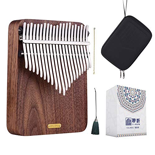 LingTing Kalimba 21 مفتاحًا للإبهام بيانو مبيرا إصبع بيانو هدية للأطفال البالغين المبتدئين المحترفين (LT-K21W ، هامس المطر) LingTing Kalimba 21 مفتاحًا للإبهام بيانو مبيرا إصبع بيانو هدية للأطفال البالغين المبتدئين المحترفين (LT-K21W ، هامس المطر)