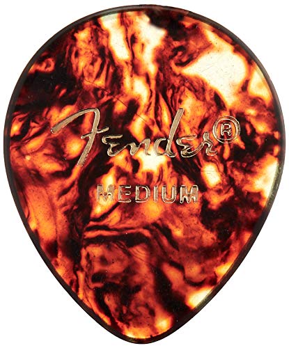 Fender Classic Celluloid Guitar Picks 347 Shape، Tortoise Shell، Medium، 12-Pack Fender Classic Celluloid Guitar Picks 347 Shape، Tortoise Shell، Medium، 12-Pack